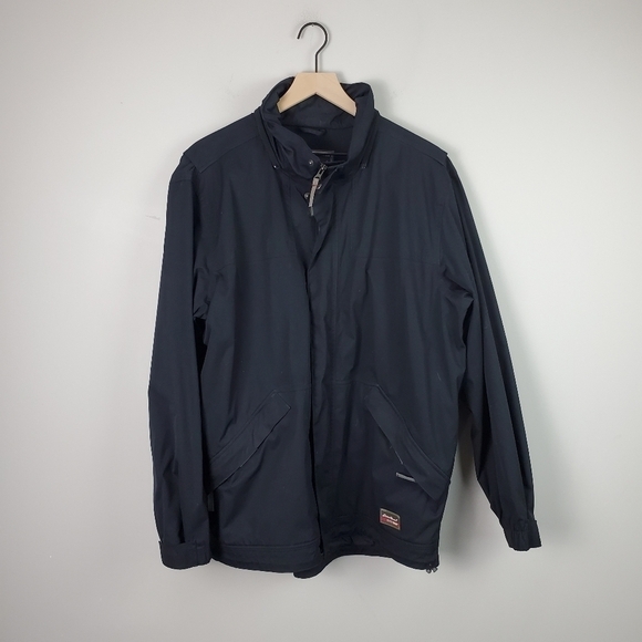 Eddie Bauer Men Black WeatherEdge Winter Coat Heavy Medium - Picture 1 of 11